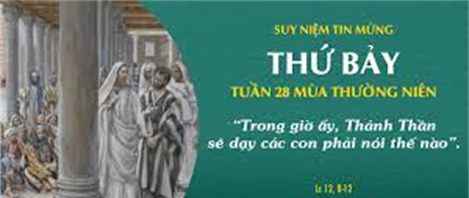 Thánh Thần sẽ cho biết phải nói gì