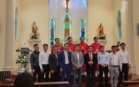 Cộng đoàn Nam Điền tại Hà Nội mừng bổn mạng