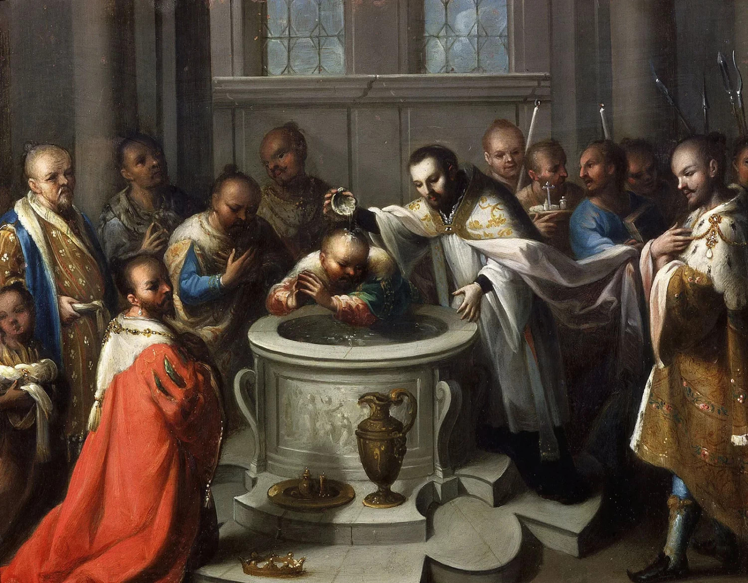 saint francis xavier baptising infidels 18th century museo nacional de arte mexico city jpg