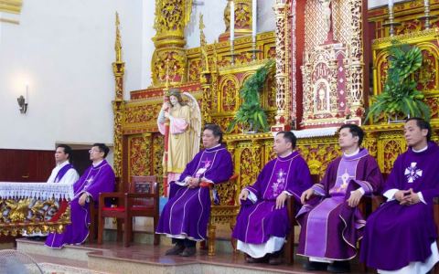 Ban LBTM hạt Quần Phương tĩnh tâm và hành hương