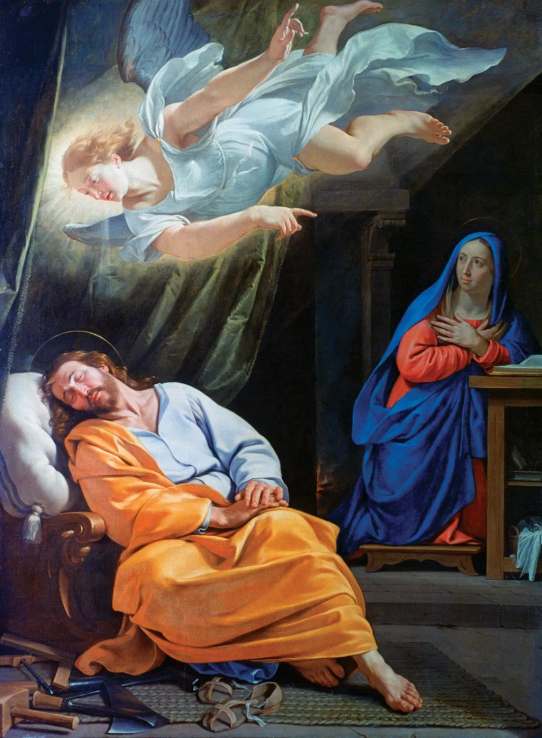 dream of saint joseph canvas philippe de jpg