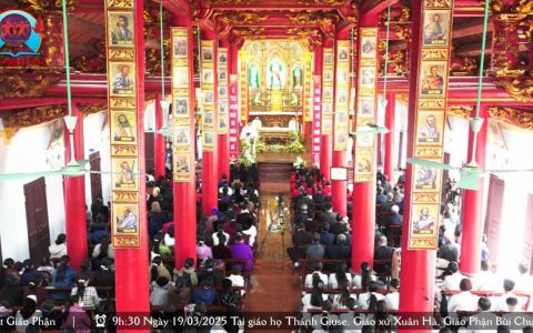 Niềm vui ngày chầu lượt của giáo họ Giuse (Xuân Hà)