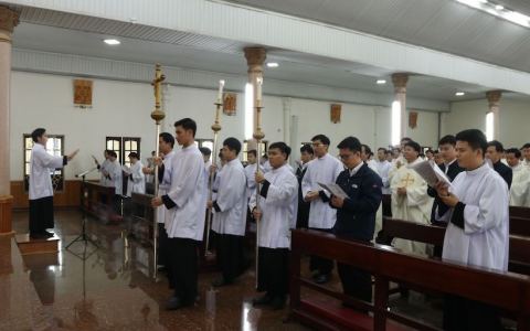 ĐCV Bùi Chu mừng lễ thánh Giuse