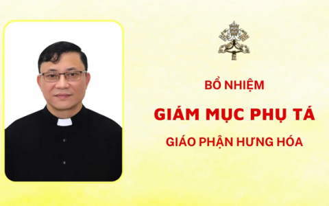 Bổ nhiệm Giám mục Phụ tá Giáo phận Hưng Hoá