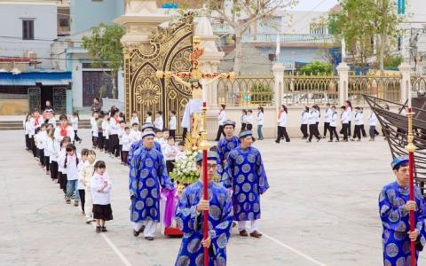 Ba họ thuộc xứ Đại Đồng hành hương Năm Thánh