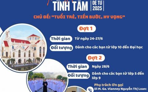 Dòng Mân Côi: Tĩnh tâm & Tìm hiểu Ơn gọi 2025