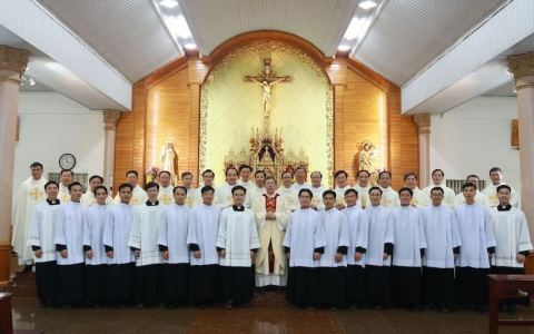 ĐCV Bùi Chu tĩnh tâm năm và bế giảng năm học