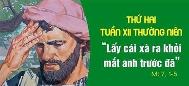 Lấy cái xà ra khỏi mắt