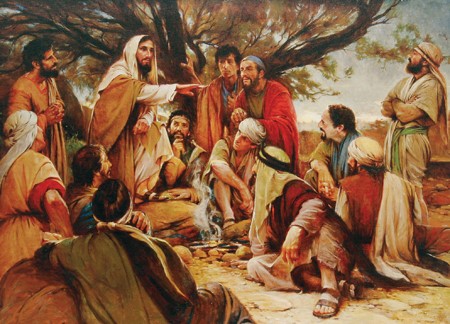 jesus teaches his disciples