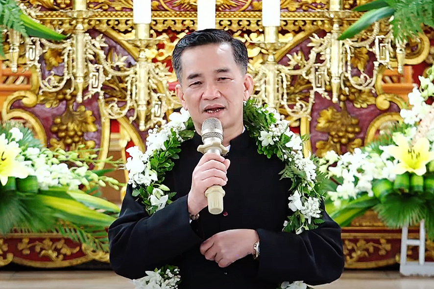 Thiện Giáo đón cha xứ mới Đaminh Phạm Kim Trọng