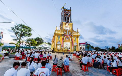 Giáo họ Phú Hữu mừng lễ Thánh Đaminh quan thầy