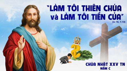 Thiên Chúa hay tiền của