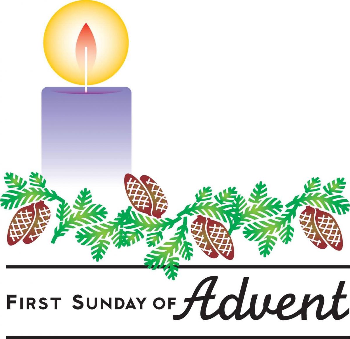 advent clipart bulletin