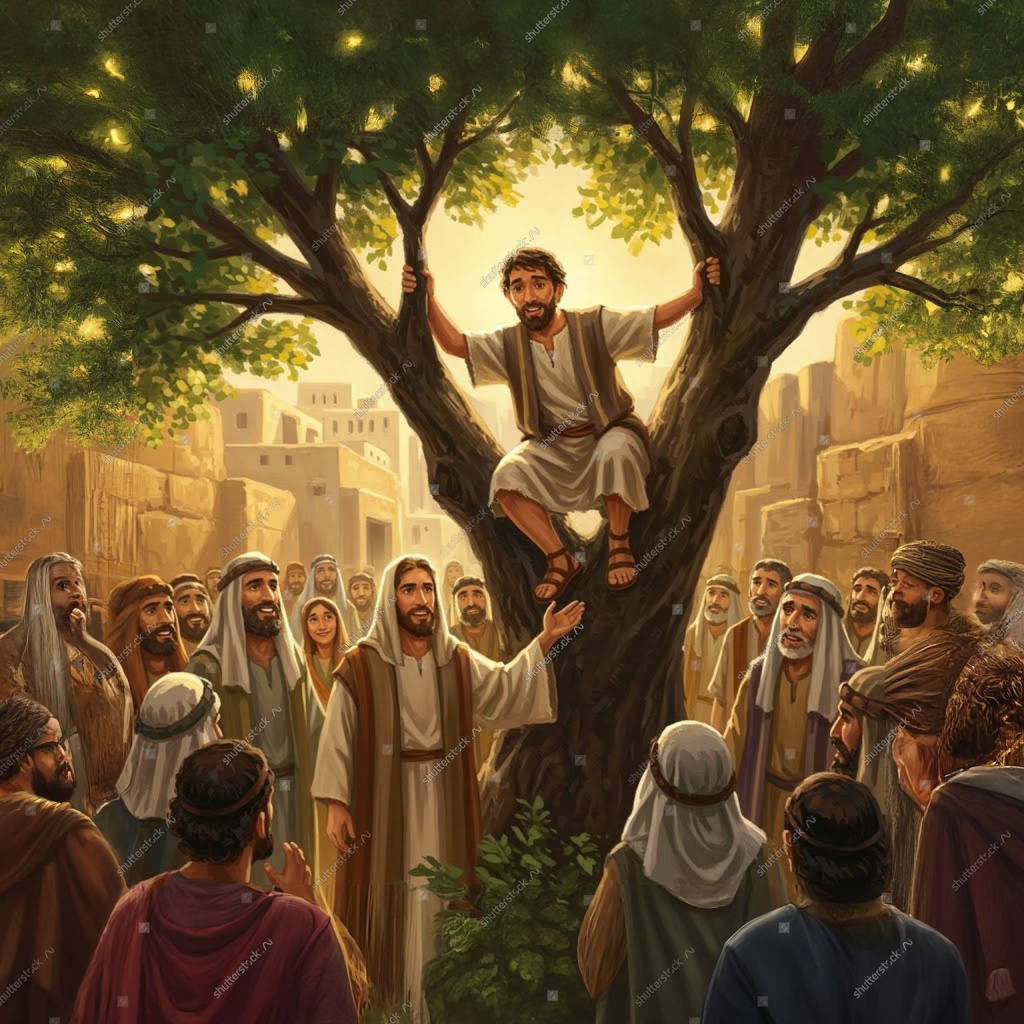 stock photo the biblical story of zacchaeus 2639757545
