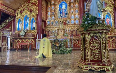 Giáo sĩ hạt Bùi Chu tĩnh tâm tháng 12