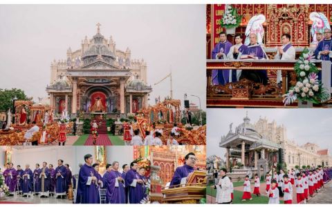 Gx. Ngưỡng Nhân đón tuần chầu hồng phúc
