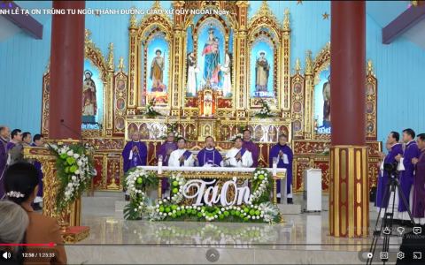 Quỹ Ngoại, Tạ Ơn 105 năm thành lập và trùng tu thánh đường
