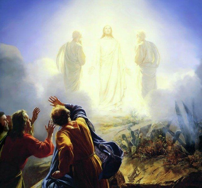 the transfiguration by carl bloch danish painter 1834 1890 cropped