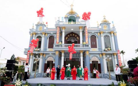 Họ Raphael, Lục Phương, khánh thành nhà mục vụ