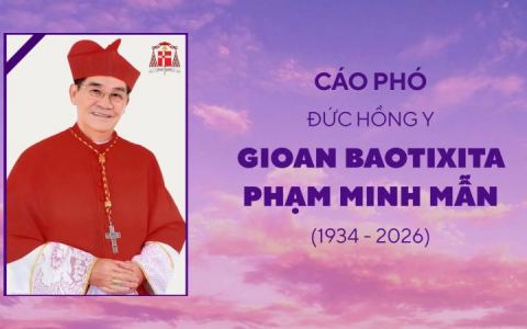 Cáo phó Đức Hồng y Gioan Baotixita Phạm Minh Mẫn