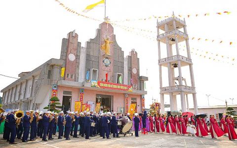 Gx. Thanh Thủy đón sắc thành lập