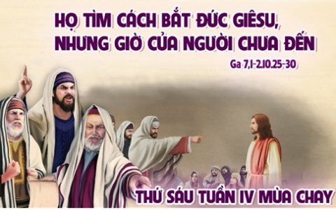 Giờ của Người chưa đến