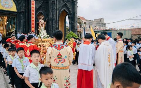 Giáo xứ Trại Đáy tổ chức ngày lễ Chúa Chiên Lành