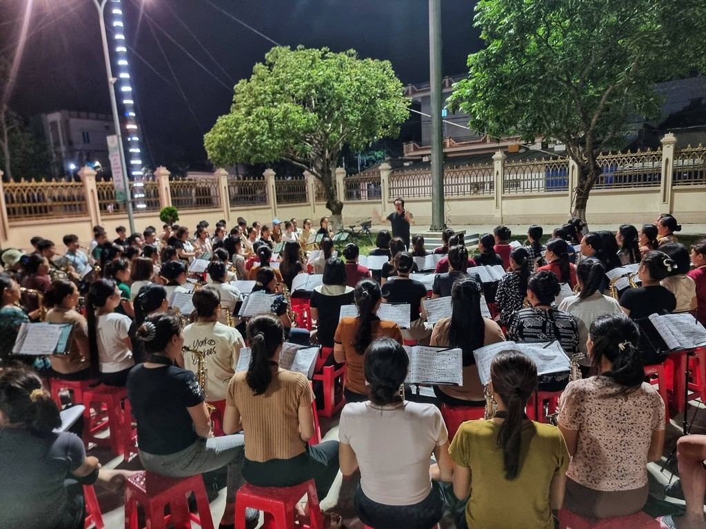 Liên đoàn kèn miền Đại Đồng chuẩn bị lễ Tuyên phong Chân phước cha Phanxicô Trương Bửu Diệp