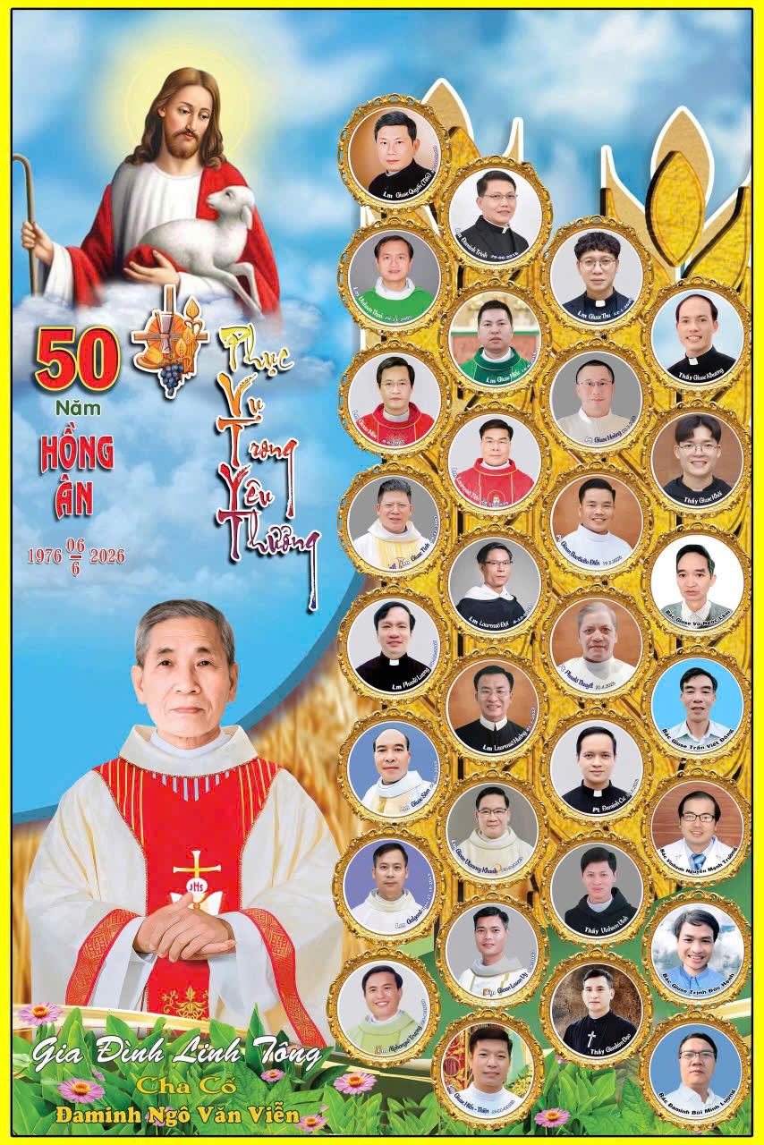 Lễ Kim khánh Linh mục cha Đaminh Ngô Văn Viễn