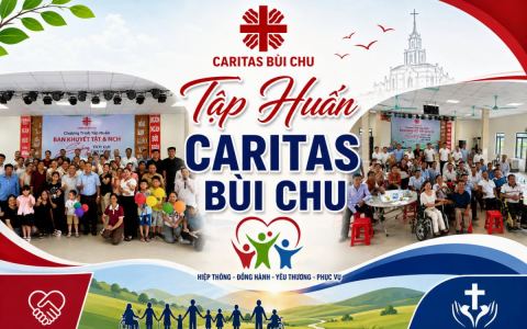 Caritas Giáo phận Bùi Chu tập huấn