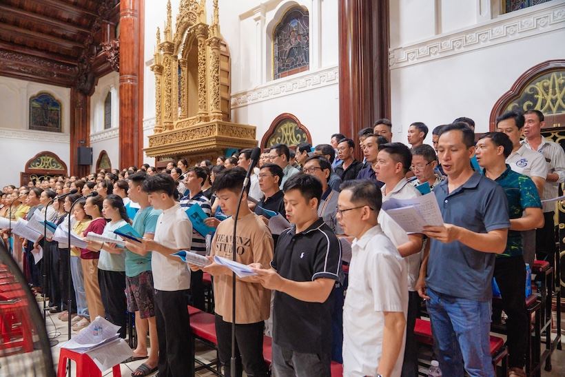 Hội Kèn hiệp nhất Trung Thành chuẩn bị Đại lễ Đaminh