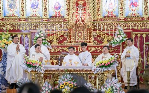 Gh. Đức Mẹ Lên Trời – Gx. An Bài Chầu Thánh Thể